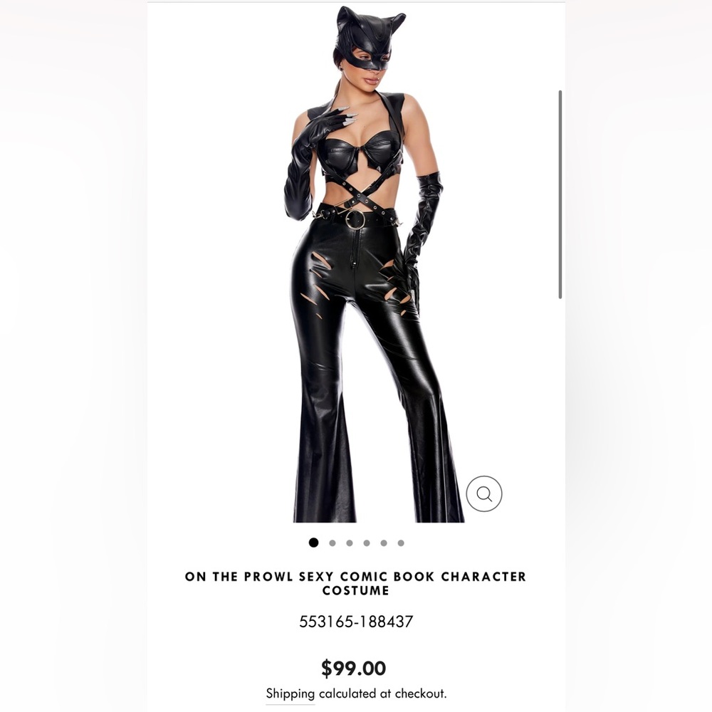 ON THE PROWL SEXY COMIC BOOK CHARACTER
COSTUME cat woman Halle berry #halloween